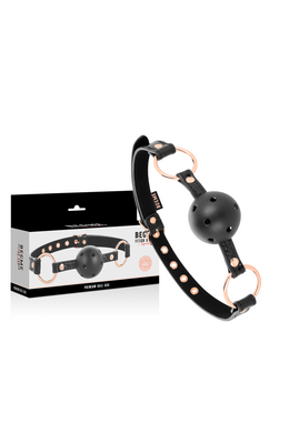 Begme Vegan Leather BDSM Gag - Safe and Adjustable for Role Play