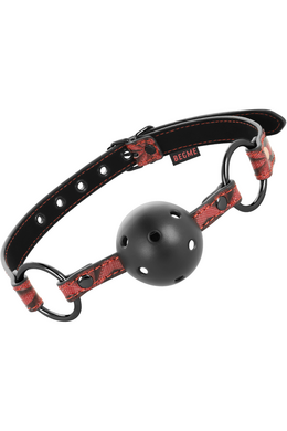 Vegan Leather BDSM Gag with Breathing Holes