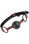 Vegan Leather BDSM Gag with Breathing Holes