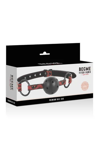 Mordacchia BDSM in Pelle Vegana con Fori di Respirazione