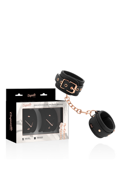 Vegan Leather BDSM Cuffs with Nickel-Free Metal