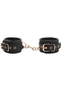Bracciali BDSM in Pelle Vegana con Metallo Senza Nichel