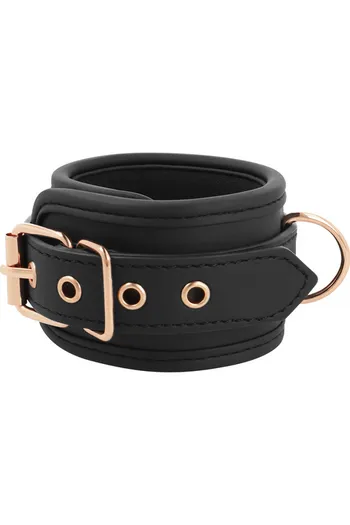 Bracciali BDSM in Pelle Vegana con Metallo Senza Nichel