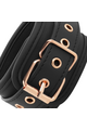 Bracciali BDSM in Pelle Vegana con Metallo Senza Nichel