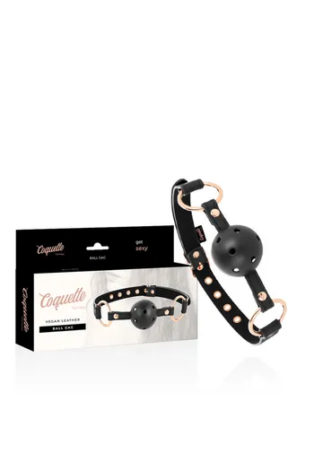 Vegan Leather BDSM Gag COQUETTE CHIC DESIRE FANTASY | Safe Play