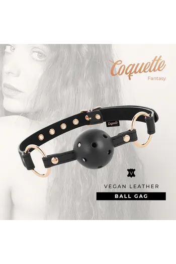 Vegan Leather BDSM Gag COQUETTE CHIC DESIRE FANTASY | Safe Play