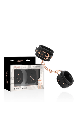 COQUETTE CHIC DESIRE FANTASY: First Vegan Leather Cuffs with Nickel-Free Metal