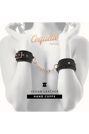 COQUETTE CHIC DESIRE FANTASY: First Vegan Leather Cuffs with Nickel-Free Metal