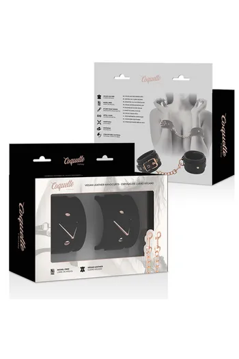 COQUETTE CHIC DESIRE FANTASY: First Vegan Leather Cuffs with Nickel-Free Metal