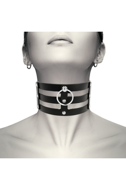 Coquette Chic Desire Shokers - Vegan Leather BDSM Collar | Fetish Accessory