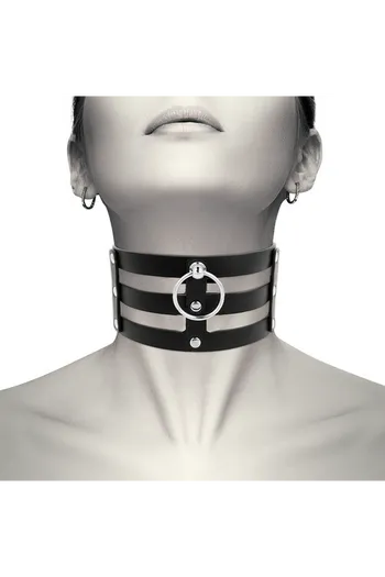 Coquette Chic Desire Shokers - Vegan Leather BDSM Collar | Fetish Accessory