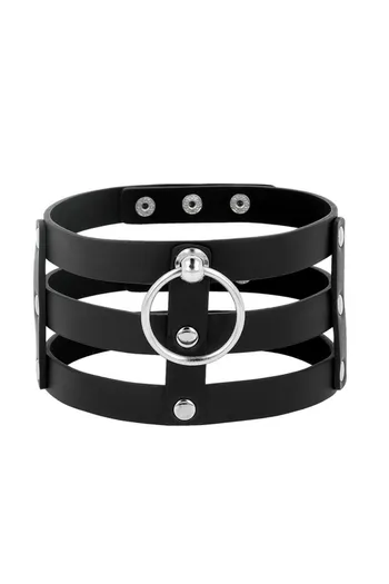 Coquette Chic Desire Shokers - Vegan Leather BDSM Collar | Fetish Accessory