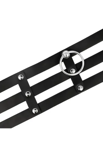 Coquette Chic Desire Shokers - Vegan Leather BDSM Collar | Fetish Accessory