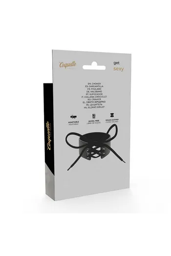 Coquette Chic Desire Shokers - Vegan BDSM Collar for Bold Styles