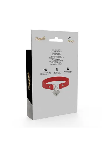 Coquette Chic Desire Fetish Collar - Exclusive Vegan Leather