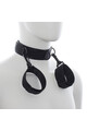 OHMAMA Fetish Set: Nylon Collar, Cuffs & Hogtie - Premium Quality