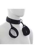 Set Fetish OHMAMA: Collare, Manette e Hogtie in Nylon di Alta Qualità