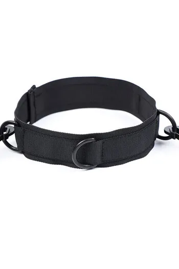 Set Fetish OHMAMA: Collare, Manette e Hogtie in Nylon di Alta Qualità