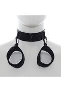 Set Fetish OHMAMA: Collare, Manette e Hogtie in Nylon di Alta Qualità