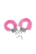 Soft Pink Plush Handcuffs for Couples