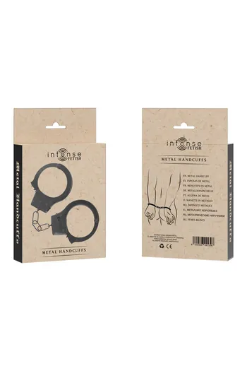 Metal Handcuffs Set for Adults - Intense Fetish | Safe and Sensual Play