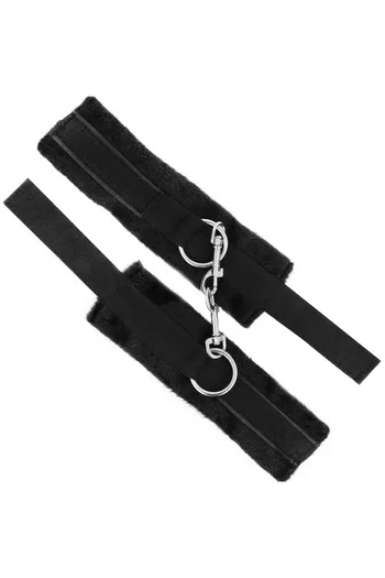 INTENSE FETISH Erotic Set: Vegan Leather Cuffs, Mask & Feather Tickler