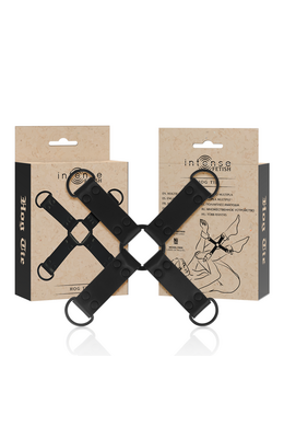 Gancio Multiplo Mani e Piedi in Pelle Vegana INTENSE FETISH - Accessorio Sottomissione