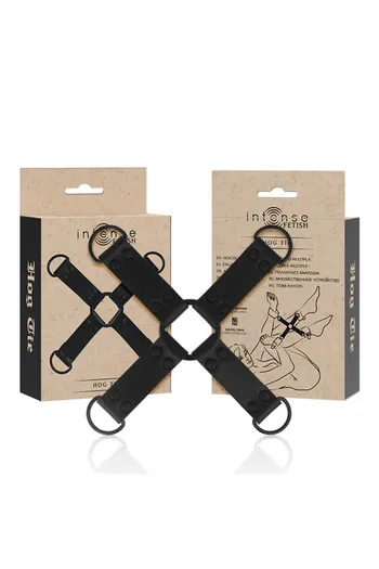 Gancio Multiplo Mani e Piedi in Pelle Vegana INTENSE FETISH - Accessorio Sottomissione