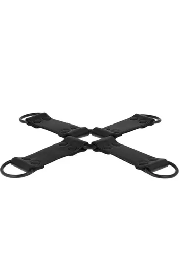 Gancio Multiplo Mani e Piedi in Pelle Vegana INTENSE FETISH - Accessorio Sottomissione