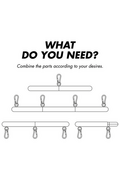 Barra Separabile Regolabile Fetish Submissive | Design Modulare per BDSM