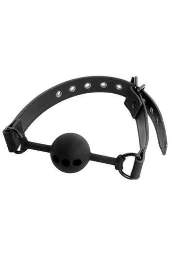 FETISH SUBMISSIVE Breathable Silicone Ball Gag | Submission Play Essential