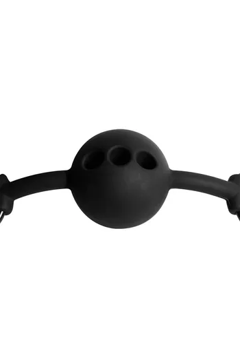 FETISH SUBMISSIVE Breathable Silicone Ball Gag | Submission Play Essential