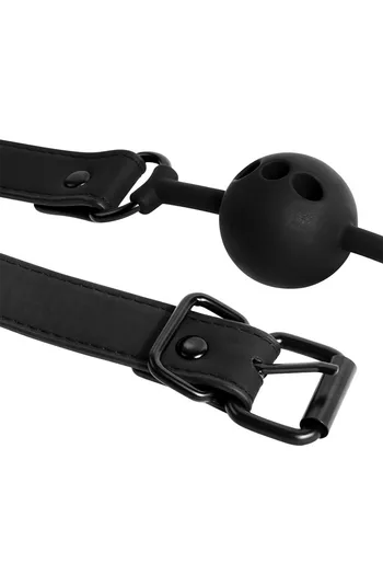 FETISH SUBMISSIVE Breathable Silicone Ball Gag | Submission Play Essential