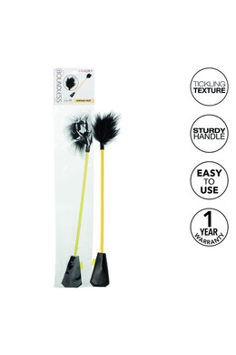 Boundless Feather Crop BDSM - Dual Toy with Feathers | CalExotics