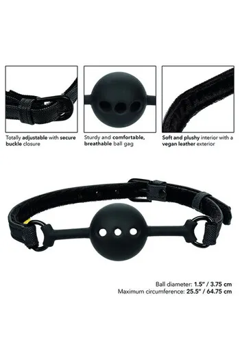 Mordacchia a Sfera Traspirante Boundless - Gioco di Restrizione Erotico