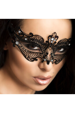 Brass Masks with Crystals | Luxury Accessory for Unforgettable Evenings