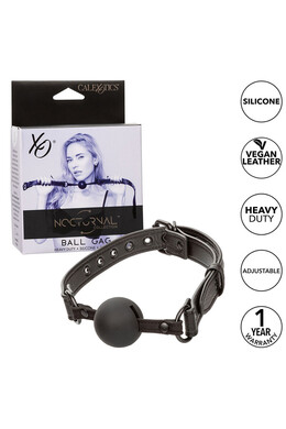 Nocturnal Collection Ball Gag - Safe Silicone for Sensory Adventures