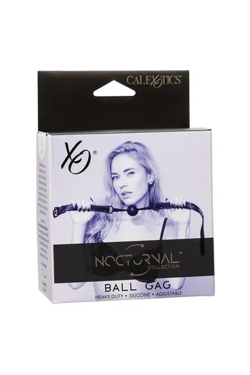 Nocturnal Collection Ball Gag in Silicone - Comodità e Controllo per Avventure Sensoriali