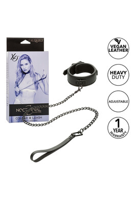 Nocturnal Collection Collar & Leash: Elegance and Control in Sensual Play