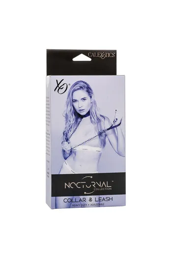 Nocturnal Collection Collar & Leash: Elegance and Control in Sensual Play
