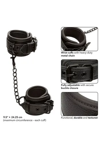 Nocturnal Collection Wrist Cuffs: Comodità e Restrizione per Esplorazioni Sicure