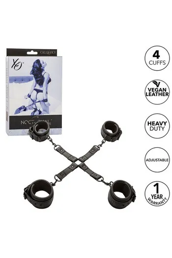 Nocturnal Collection Hog Tie - Versatile and Secure BDSM Restraint Kit