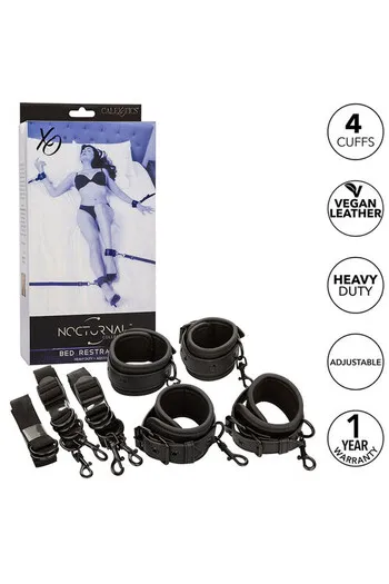 Nocturnal Collection Bed Restraints: Restrizioni da Letto per Avventure Sensuali