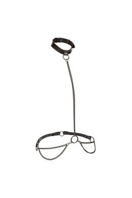 Euphoria Collection Plus Size Chain Halter/Collar & Leash - Luxury and Desire for Curves