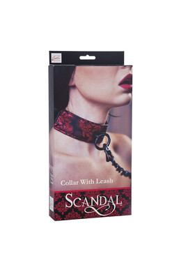 Scandal Collar with Leash - Elegant Domination and Exciting Submission | CalExotics