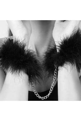Braccialetti di Piume Bijoux Indiscrets - Gioco Sensuale di Bondage