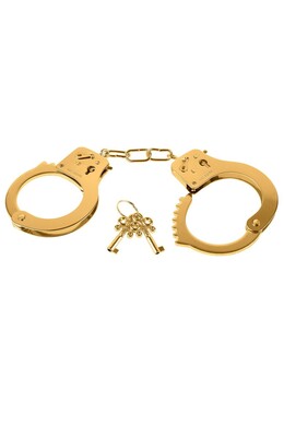 Metal Doll Handcuffs with Chain - 2 Pieces with 2 Keys