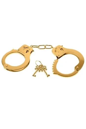 Manette per Bambole in Metallo con Catena - 2 Pezzi con 2 Chiavi