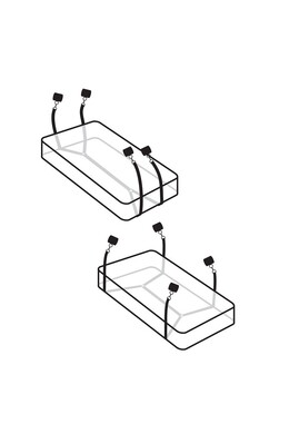 Adjustable Under-Mattress Straps - Discover New Fetish Experiences