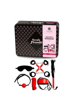 Complete Black Synthetic Leather BDSM Bondage Set - For Beginners & Experts